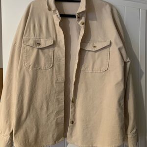 Mango oversized corduroy shacket